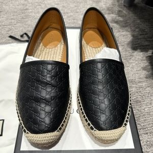 Gucci Leather Espadrilles